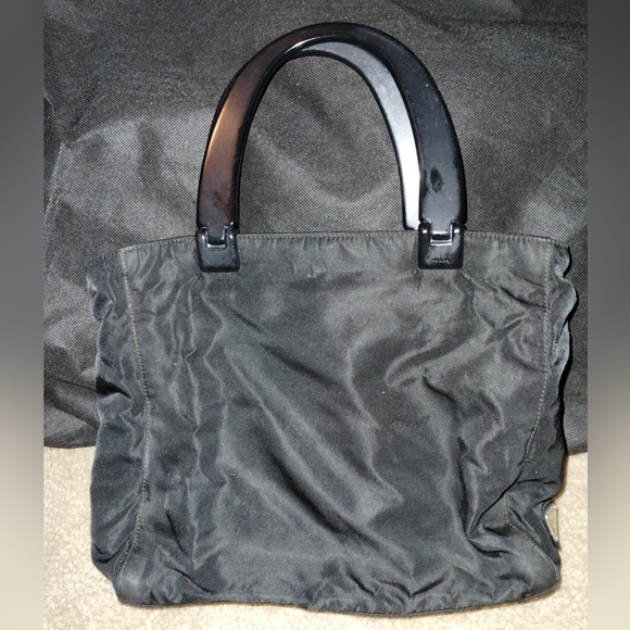 Prada black nylon tote handbag - Picture 1 of 5